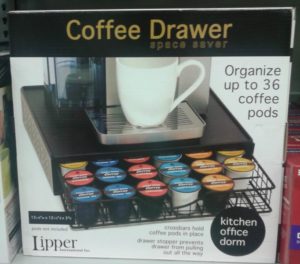 keurig coffee pod drawer holder